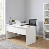 Birou Adore L Rio Office, Interschimbabil, Masa de colt, 160x75x144 cm - Alb