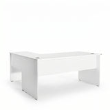 Birou Adore L Rio Office, Interschimbabil, Masa de colt, 160x75x144 cm - Alb