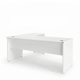 Birou Adore L Rio Office, Interschimbabil, Masa de colt, 160x75x144 cm - Alb