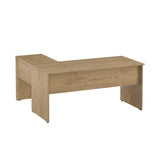 Birou Adore L Rio Office, Interschimbabil, Masa de colt, 160x75x144 cm - Natur