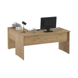 Birou Adore L Rio Office, Interschimbabil, Masa de colt, 160x75x144 cm - Natur