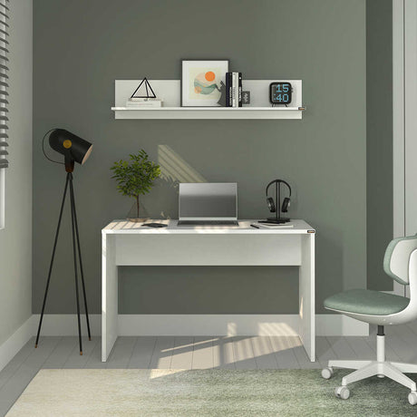 Birou Adore Office, Alb, 120x75x60 cm