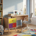 Birou Adore Rainbow, cu 2 sertare, Sonoma, 128 x 75 x 57