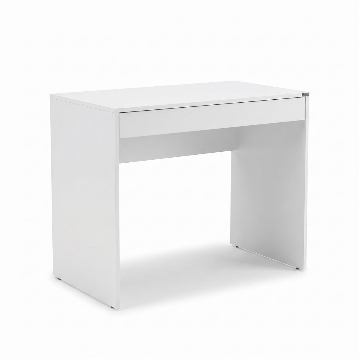 Birou Adore Study, cu sertar, 90x75x55 cm - Alb