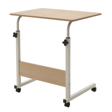 Birou ajustabil, model Piper, Natural - Stejar, 60x69-90x40 cm