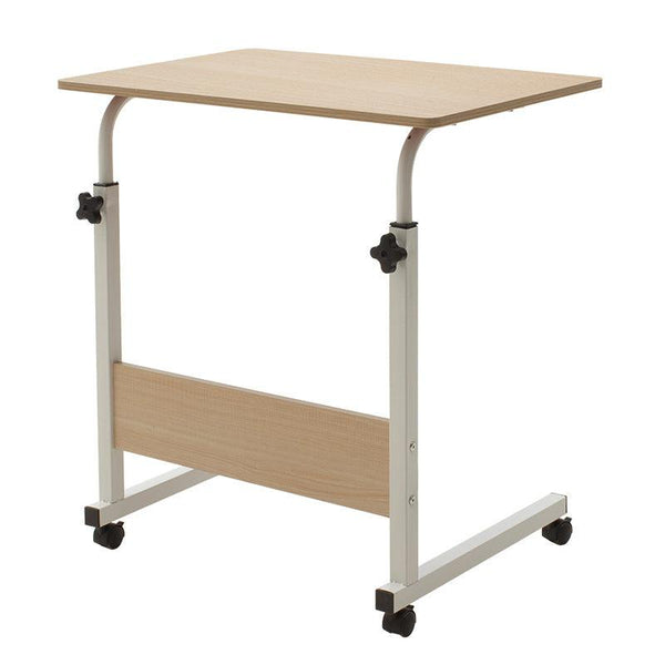 Birou ajustabil, model Piper, Natural - Stejar, 60x69-90x40 cm