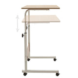 Birou ajustabil, model Piper, Natural - Stejar, 60x69-90x40 cm - Natural