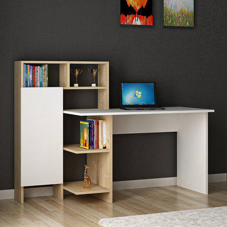 Birou Ardezie, Alb, 20x60x112 cm
