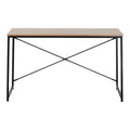 Birou Bailon Stejar cu metal, negru, 120x60x70 cm, detaliu produs