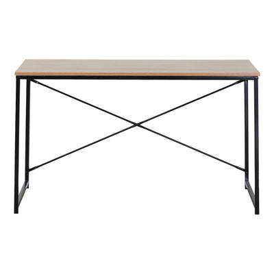 Birou Bailon Stejar cu metal, negru, 120x60x70 cm, detaliu produs