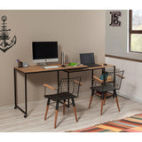 Birou Bera Study Desk, Stejar, 205x79x54.5 cm