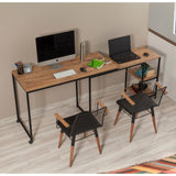 Birou Bera Study Desk, Stejar, 205x79x54.5 cm