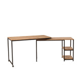 Birou Bera Study Desk, Stejar, 205x79x54.5 cm