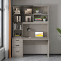 Birou-Biblioteca Citoro, bej, 120x50x180 cm, imagine suplimentara