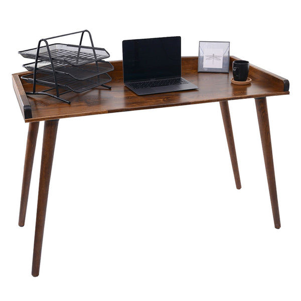 Birou Brady din lemn de pin Natural de nuc, 119x59x75 cm