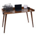 Birou Brady din lemn de pin Natural de nuc 119x59x75 cm