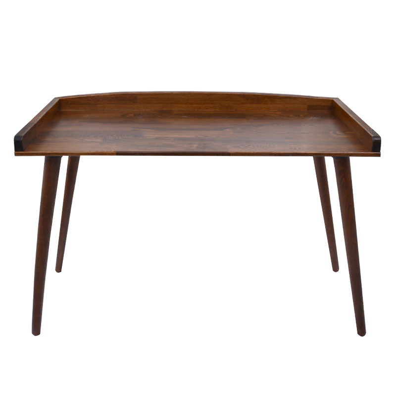 Birou Brady din lemn de pin Natural de nuc, 119x59x75 cm, imagine suplimentara
