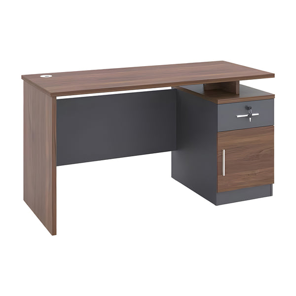 Birou Cassius, Gri inchis-nuc, 120x60x75 cm