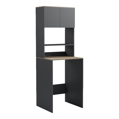 Birou Chaxe, Antracit, 65x33x184 cm, imagine ambient