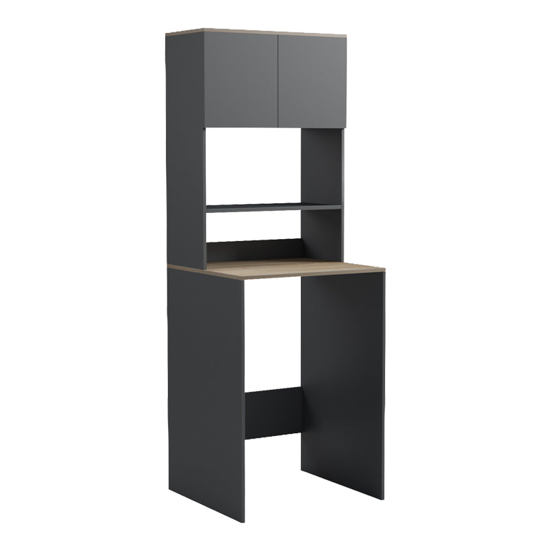 Birou Chaxe, Antracit, 65x33x184 cm, imagine ambient