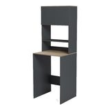 Dulap baie cu loc de masina de spalat Chaxe, Antracit, 65x33x184 cm