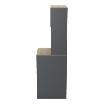 Birou Chaxe, Antracit, 65x33x184 cm, imagine produs 6