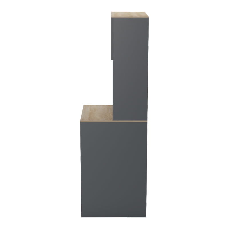 Birou Chaxe, Antracit, 65x33x184 cm, imagine produs 6