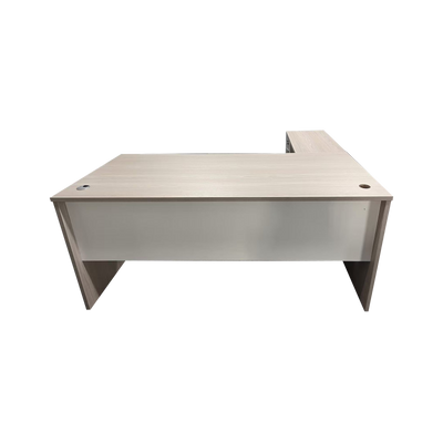 Birou colt de lucru profesional Armadi, Sonoma-alb, 140x70x75 cm, foto produs