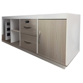 Birou colt profesional Armadi, Sonoma-Alb, 160x80x75 cm, foto produs 7