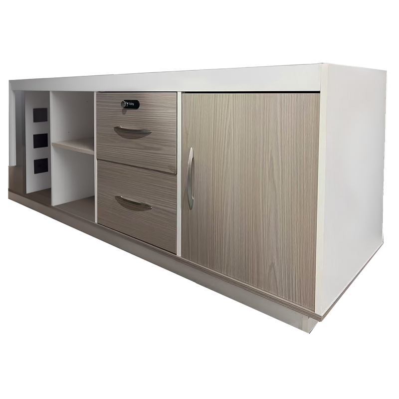 Birou colt profesional Armadi, Sonoma-Alb, 160x80x75 cm, foto produs 7