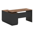 Birou Coltar dreapta Oscar, Nuc, 140x120x76 cm, imagine suplimentara