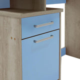 Birou copii MDF Looney, 100x55x75 cm - Albastru