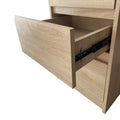 Birou cu biblioteca Cliner, Sonoma, 140x50x180 cm, imagine produs 5