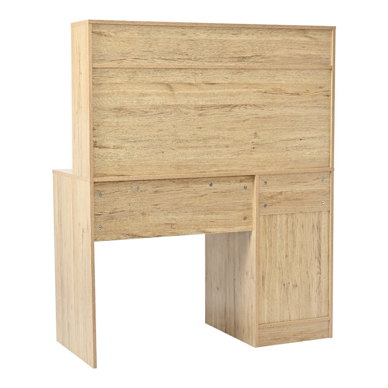 Birou Secreta cu raft, 110x50x135 cm - Stejar