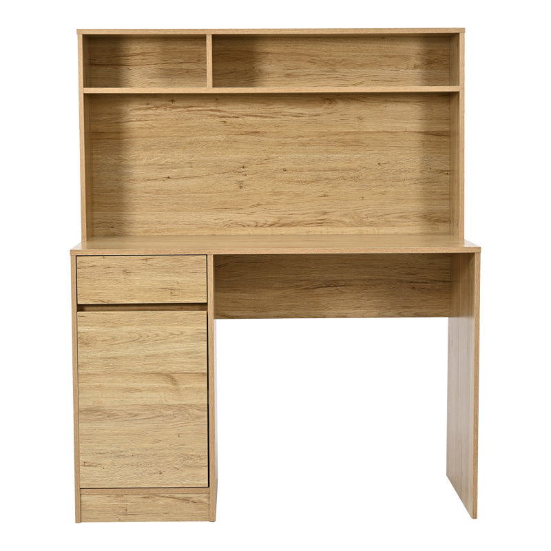 Birou Secreta cu raft, 110x50x135 cm - Stejar