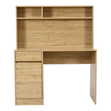 Birou Secreta cu raft, 110x50x135 cm - Stejar