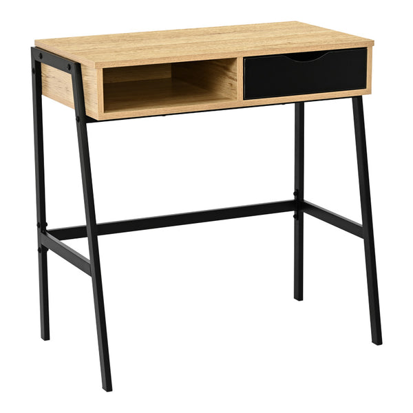 Birou Rezio cu raft si sertar, 75x45x76 cm