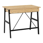 Birou cu sertare Lione, Stejar, 90x50x75 cm, perspectiva suplimentara