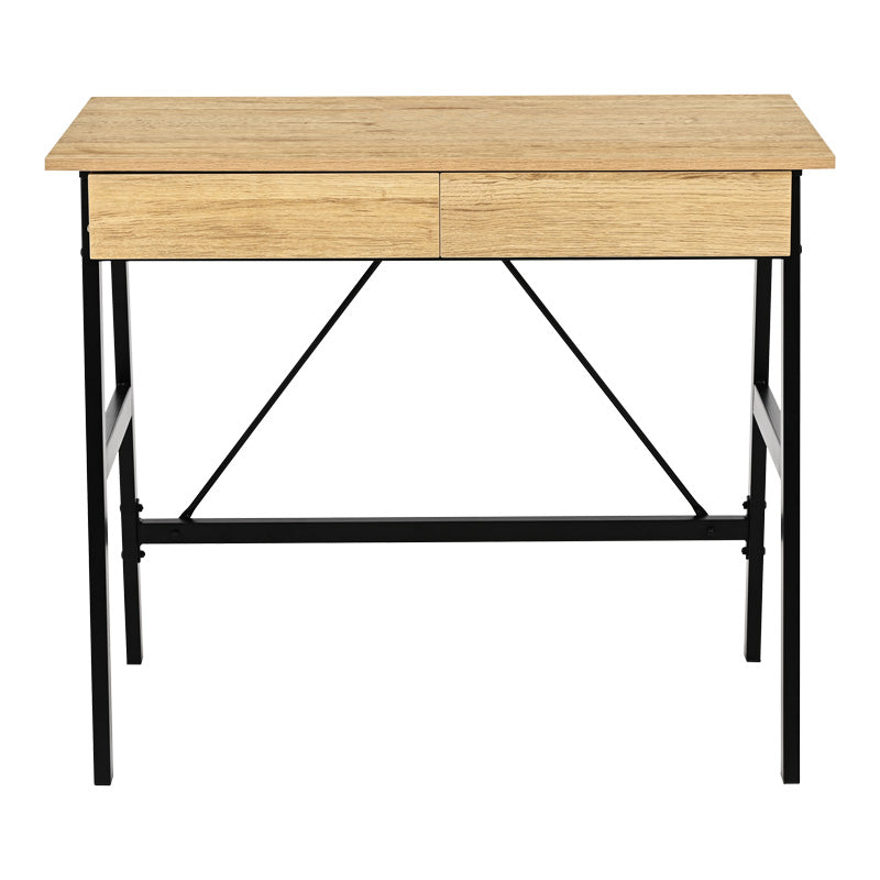 Birou cu sertare Lione, Stejar, 90x50x75 cm