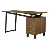 Birou cu sertare Prosper, Nuc, 140x60x76 cm