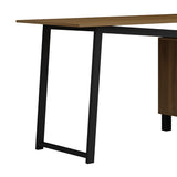 Birou cu sertare Prosper, Nuc, 140x60x76 cm