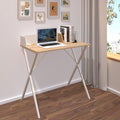 Birou de birou albe Zervan, Lemn de Stejar, 80x50x84 cm, imagine suplimentara