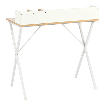 Birou de birou albe Zervan, Lemn de Stejar, 80x50x84 cm, detaliu produs