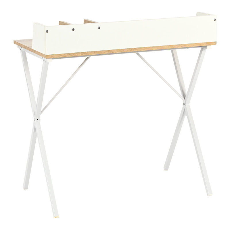 Birou de birou albe Zervan, Lemn de Stejar, 80x50x84 cm, detaliu produs