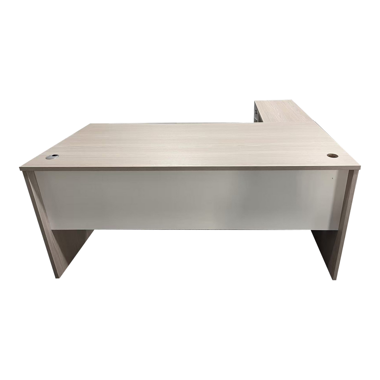 Birou de colt Armadi I, Sonoma-Alb, 180x80x75 cm