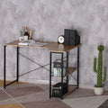 Birou de colt Merlin, Stejar, 120x73x75 cm, imagine suplimentara