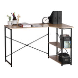 Birou de colt Merlin, Stejar, 120x73x75 cm