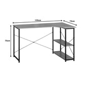 Birou de colt Merlin, Stejar, 120x73x75 cm, foto produs
