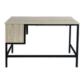 Birou de lucru Ramen, lemn, sonoma, 120x48x76 cm, detaliu produs