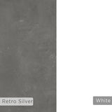 Birou Malia, 120x60x75 cm - Alb-Natural-Gri